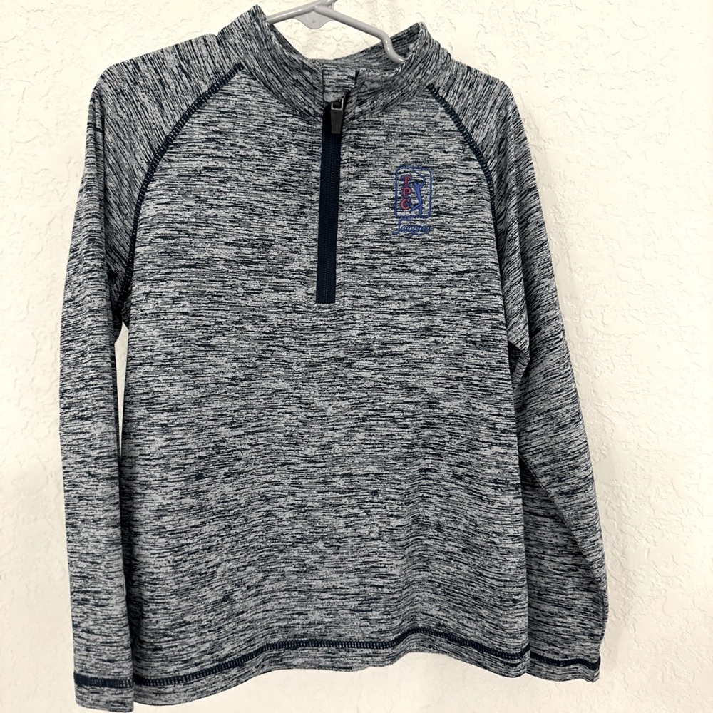 Garb TPC  sawgrass grey golf boy pullover or sweatshirt, size 5-6 boys